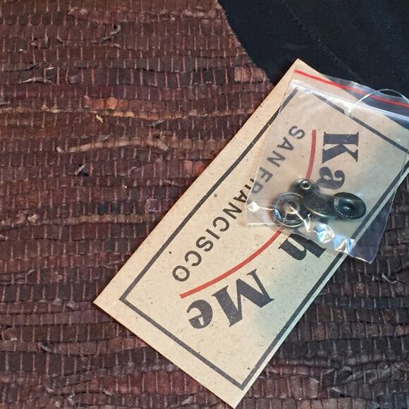 Katch Me Vintage NWT Western Brown Leather Cowboy Rancher Vest Retro XL N - Picture 6 of 8